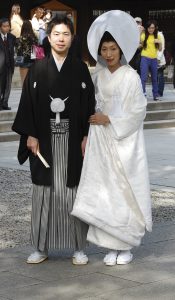 Bride and Groom in Japan